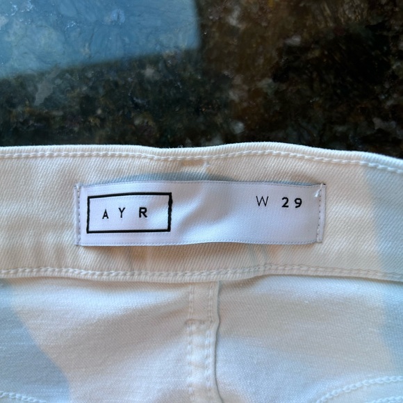 NWOT AYR The Pop straight leg ankle jeans in salt water. Made in LA. Soft. Sz 29 - Picture 9 of 16